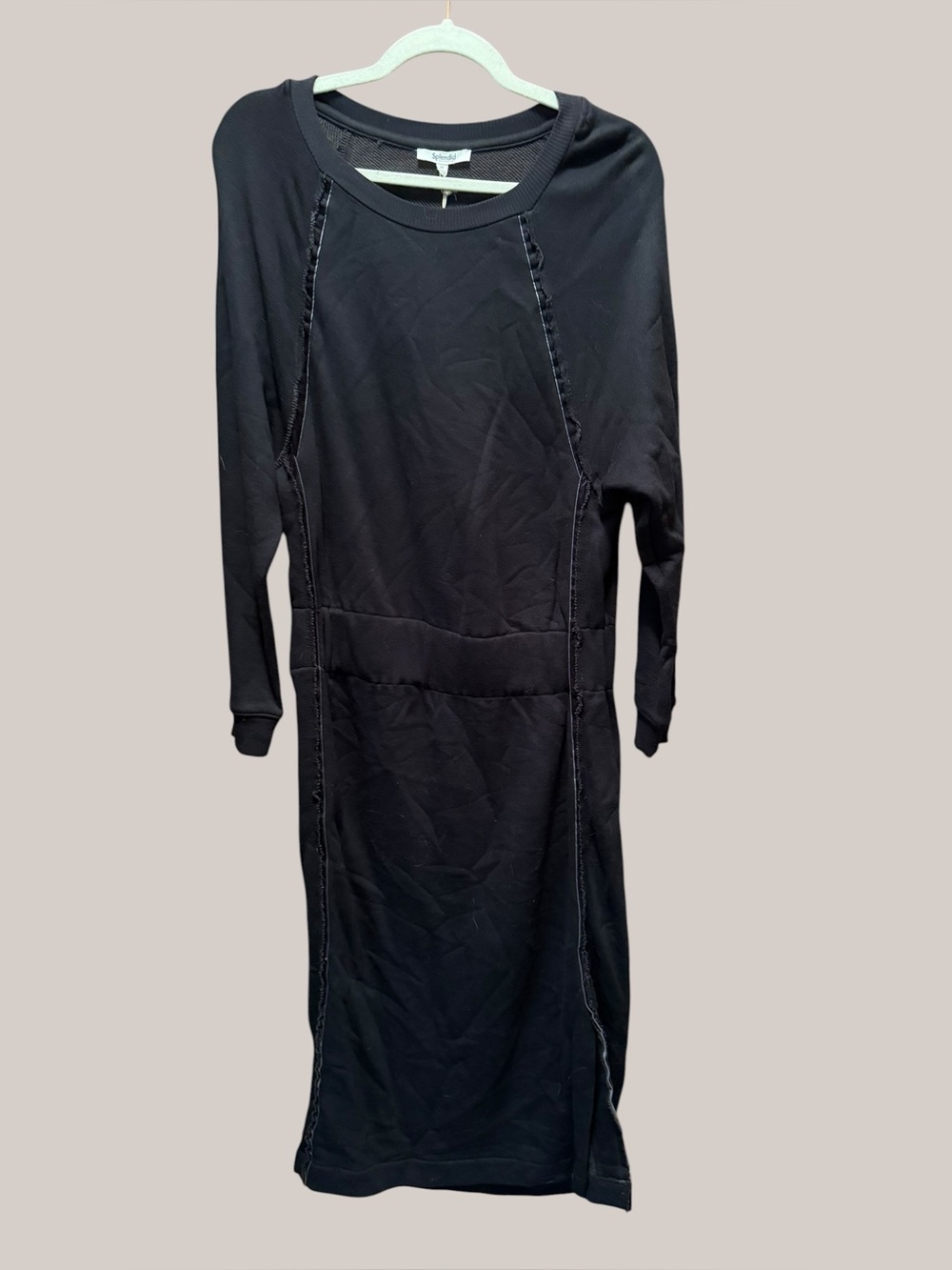 Splendid collection Black Long Sleeve Dress
